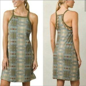 PRANA Ardor Dress in Cargo Desert Geo Green